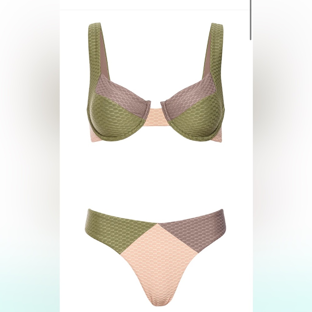 Vetchy Laguna Bikini tricolor army set - M
